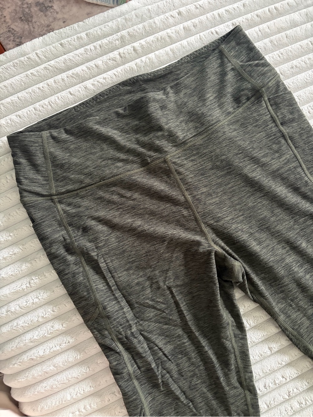 Victoria's Secret Olive Heathered Leggings